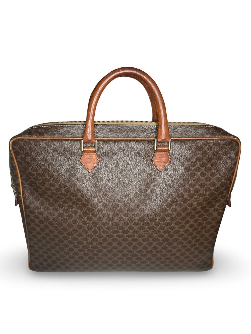 Rare Vintage CELINE Macadam Briefcase |Document tote | Pre Loved Luxury - Picture 7 of 15